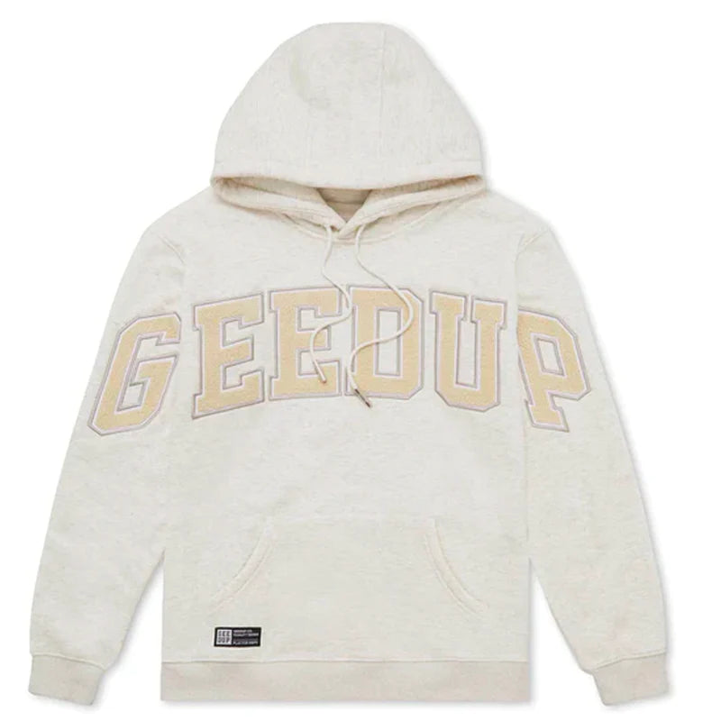 Geedup Co Team Logo Hoodie - Wheat Marle