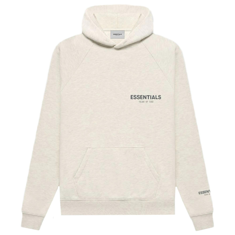 Fear Of God Essentials Hoodie - Light Heather Oatmeal (Core Collection FW21)