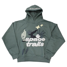 Load image into Gallery viewer, Broken Planet &#39;Space Trails&#39; Hoodie - Agave Green
