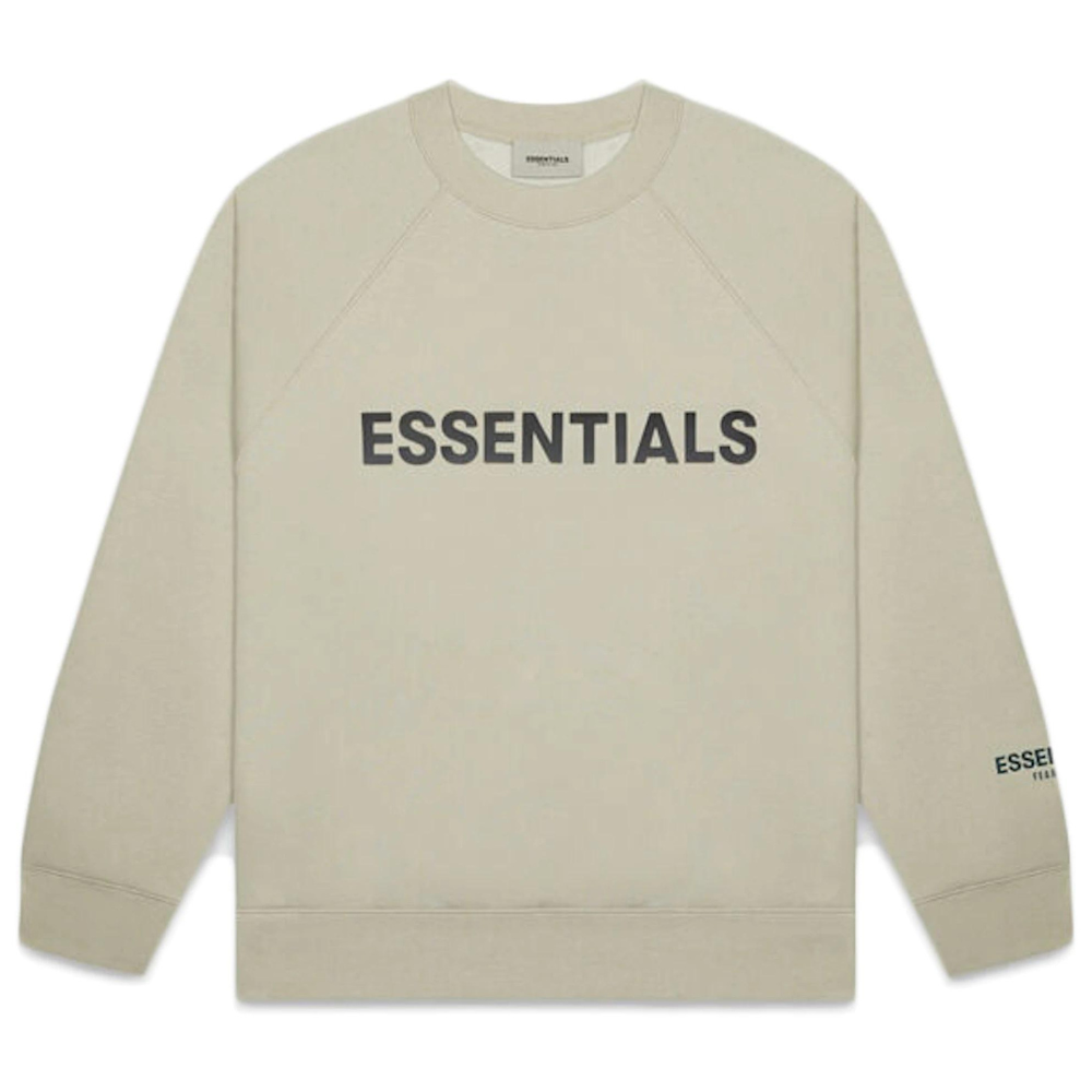 Fear Of God Essentials Appliqué Logo Crewneck - Moss (FW20)