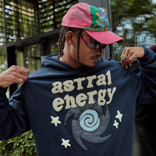 Load image into Gallery viewer, Broken Planet &#39;Astral Energy&#39; Hoodie - Outer Space Blue
