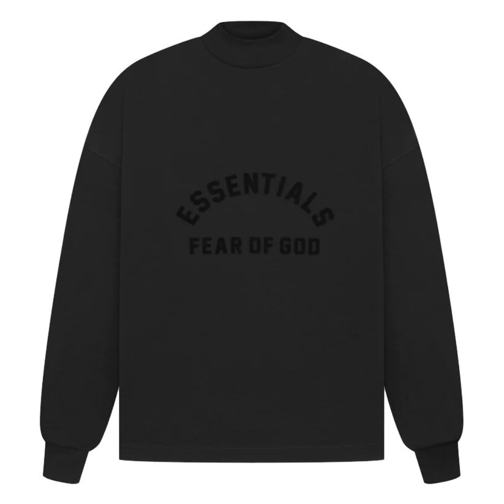 Fear Of God Essentials 'The Black Collection' Long Sleeve T-Shirt - Black (SS23)