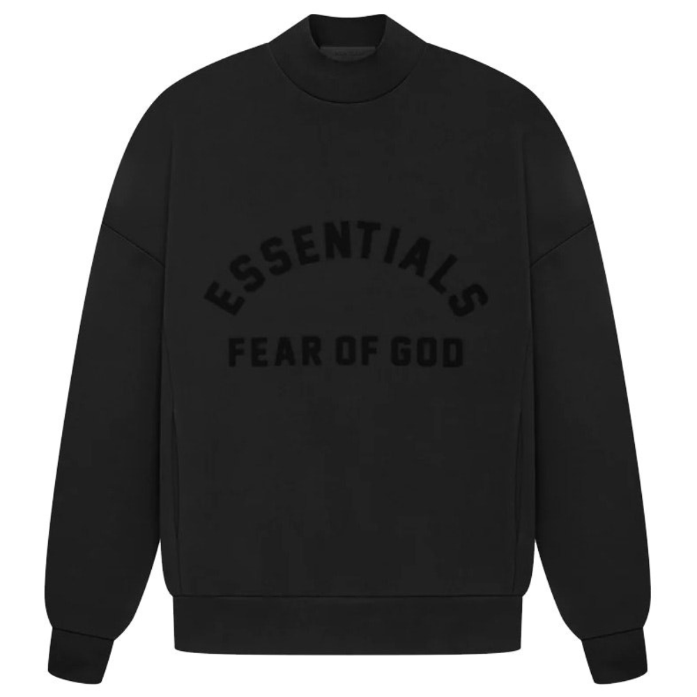 Fear Of God Essentials 'The Black Collection' Crewneck - Black (SS23)