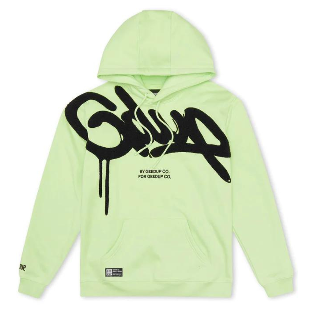Geedup Co Handstyle Hoodie - Pastel Green