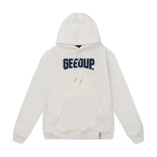 Load image into Gallery viewer, Geedup Co Play For Keeps Hoodie - White/Navy
