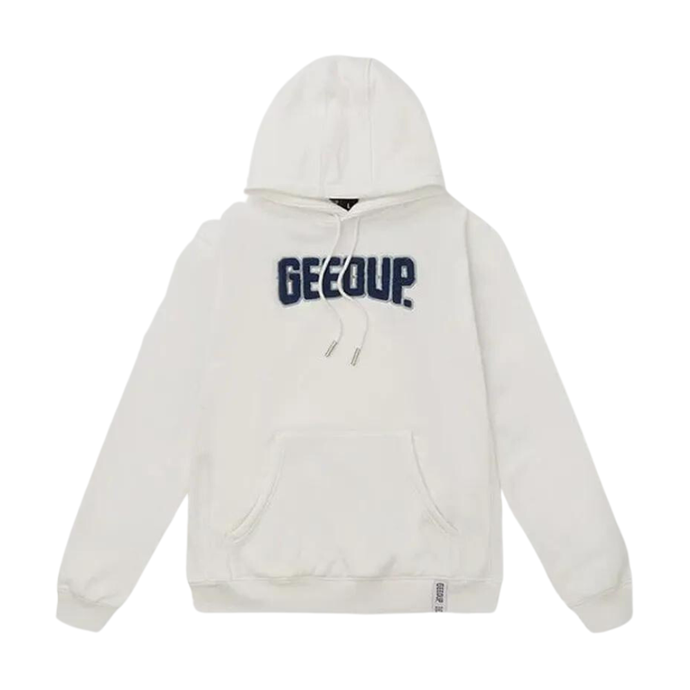 Geedup Co Play For Keeps Hoodie - White/Navy