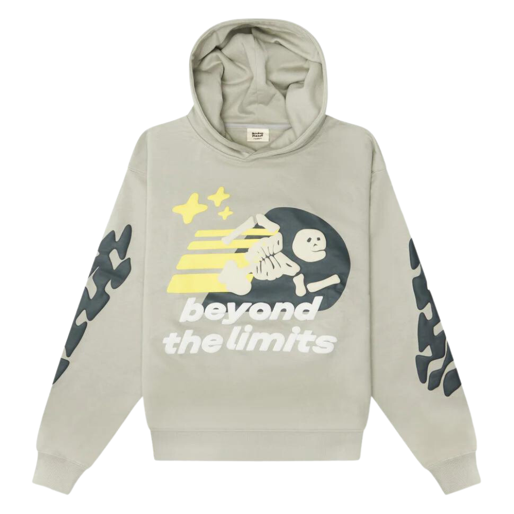 Broken Planet 'Beyond The Limits' Hoodie - Stone Grey