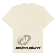 Load image into Gallery viewer, Broken Planet &#39;Cosmic Speed&#39; T-Shirt - Bone White
