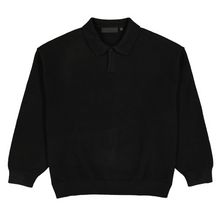 Load image into Gallery viewer, Fear Of God Essentials &#39;The Black Collection&#39; Knit Polo - Black (SS23)
