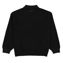 Load image into Gallery viewer, Fear Of God Essentials &#39;The Black Collection&#39; Knit Polo - Black (SS23)
