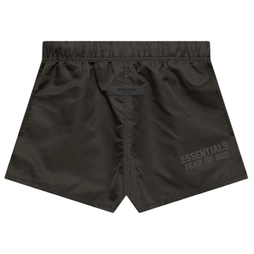 Fear Of God Essentials Running Nylon Short - Off Black (FW22)