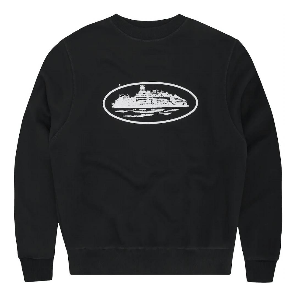 Corteiz OG Alcatraz Sweatshirt - Black (FW23)