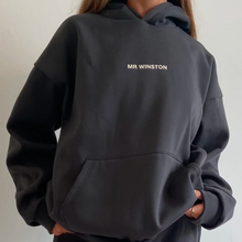 Load image into Gallery viewer, Mr Winston Hoodie - Vintage Black Puff
