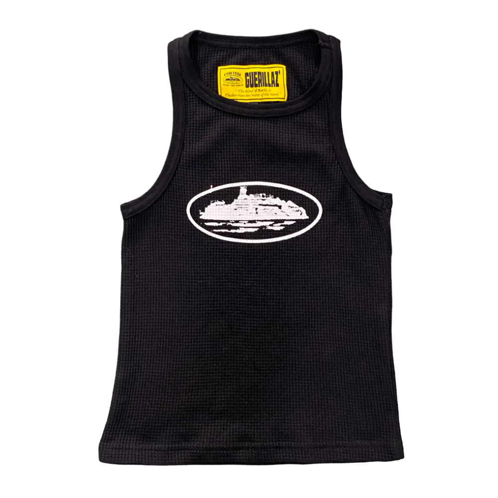 Corteiz Guerillaz Tank Top - Black