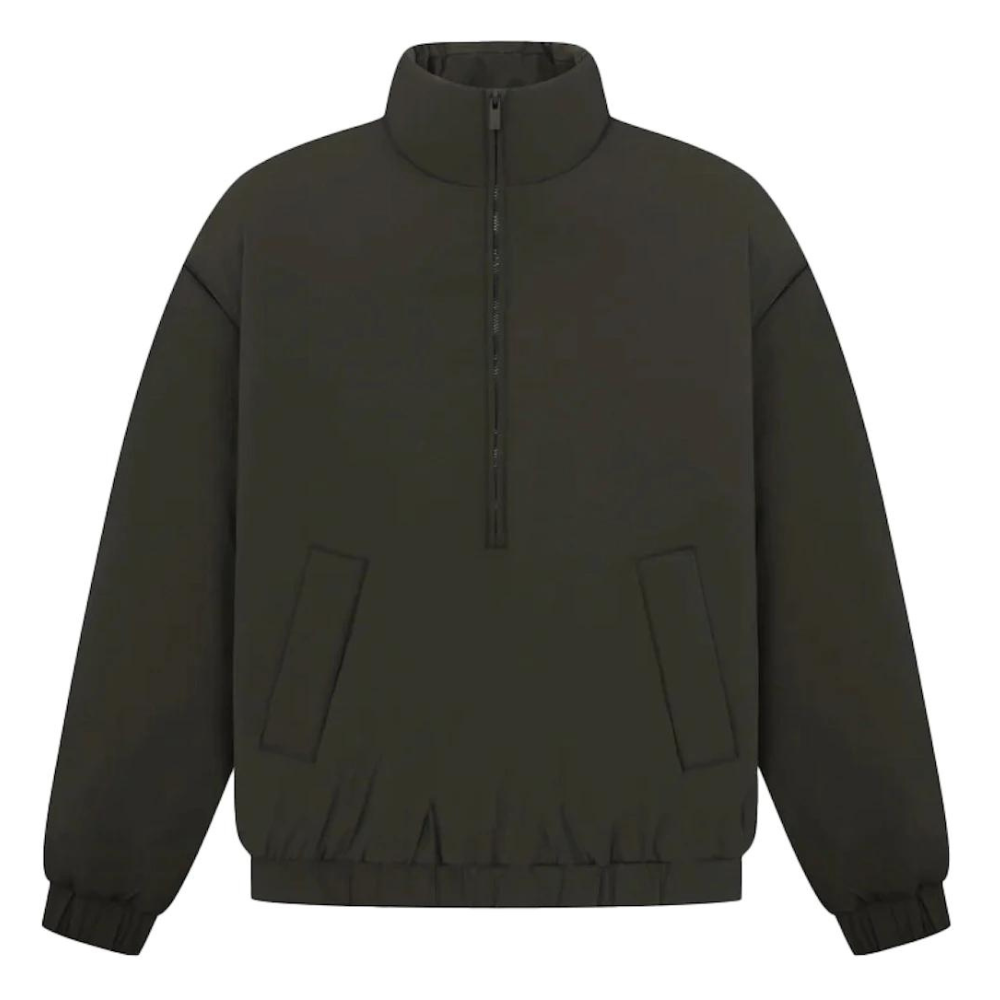 Fear Of God Essentials Nylon Puffer Jacket - Off Black (SS23)