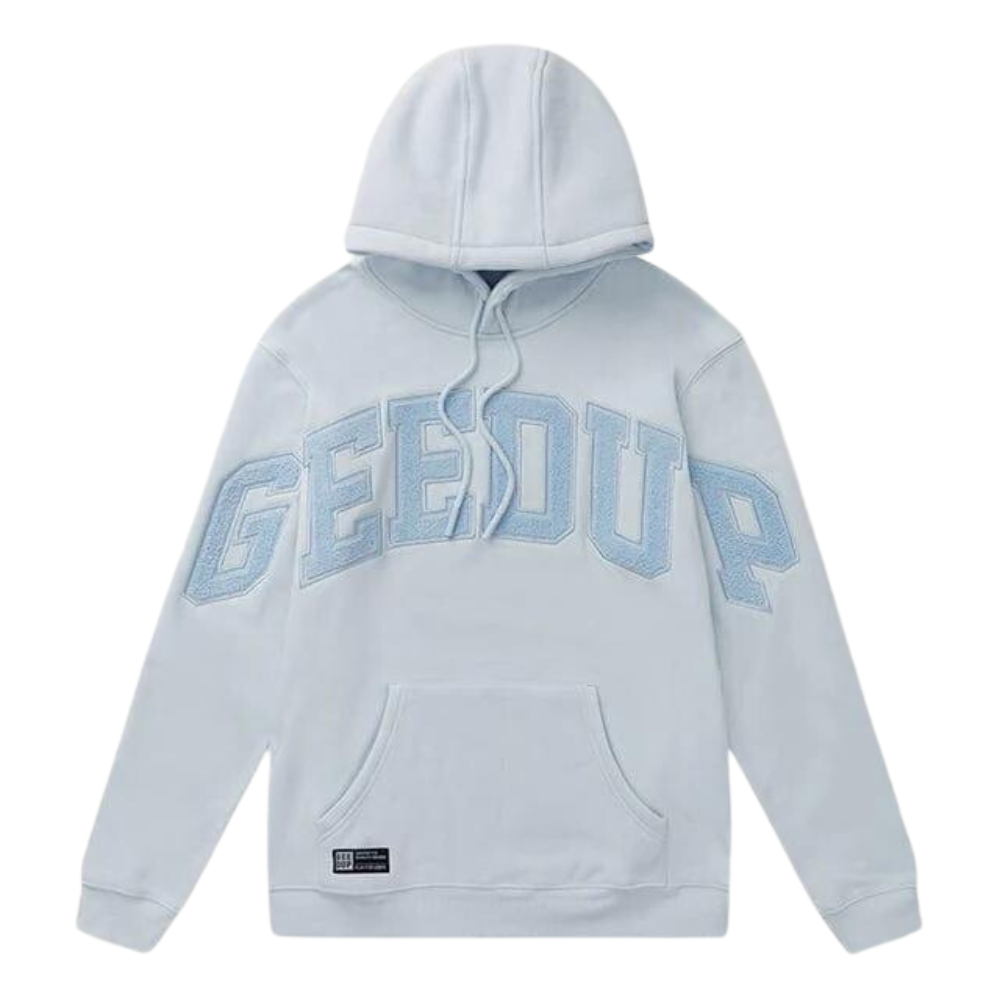 Geedup Co Team Logo Hoodie - Pale Blue