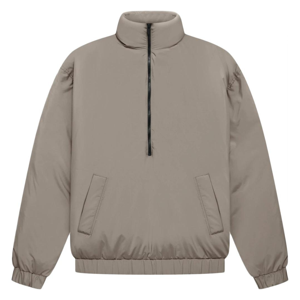 Fear Of God Essentials Half-Zip Puffer Jacket - Desert Taupe (SS22)