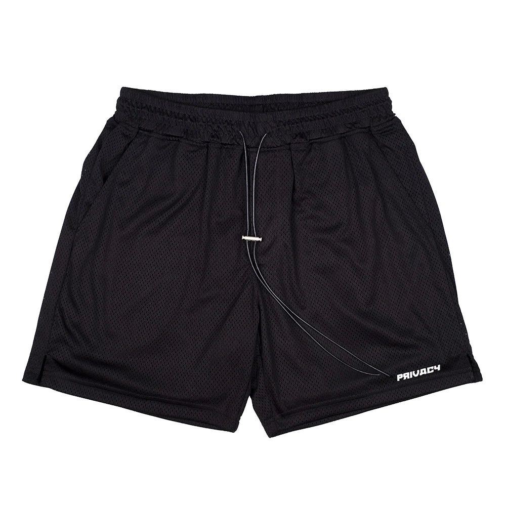Privacy Clo Mesh Shorts - Black