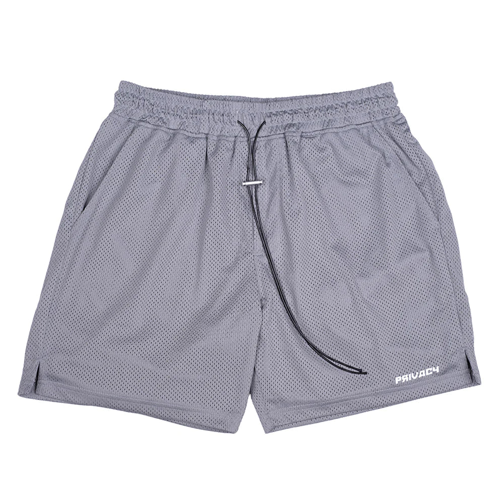 Privacy Clo Mesh Shorts - Grey