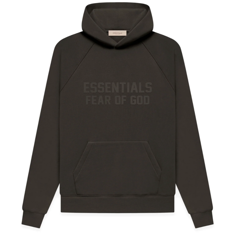 Fear Of God Essentials Hoodie - Off Black (FW22)