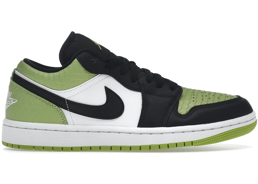 Nike Air Jordan 1 Low 'Vivid Green Snakeskin' (W)