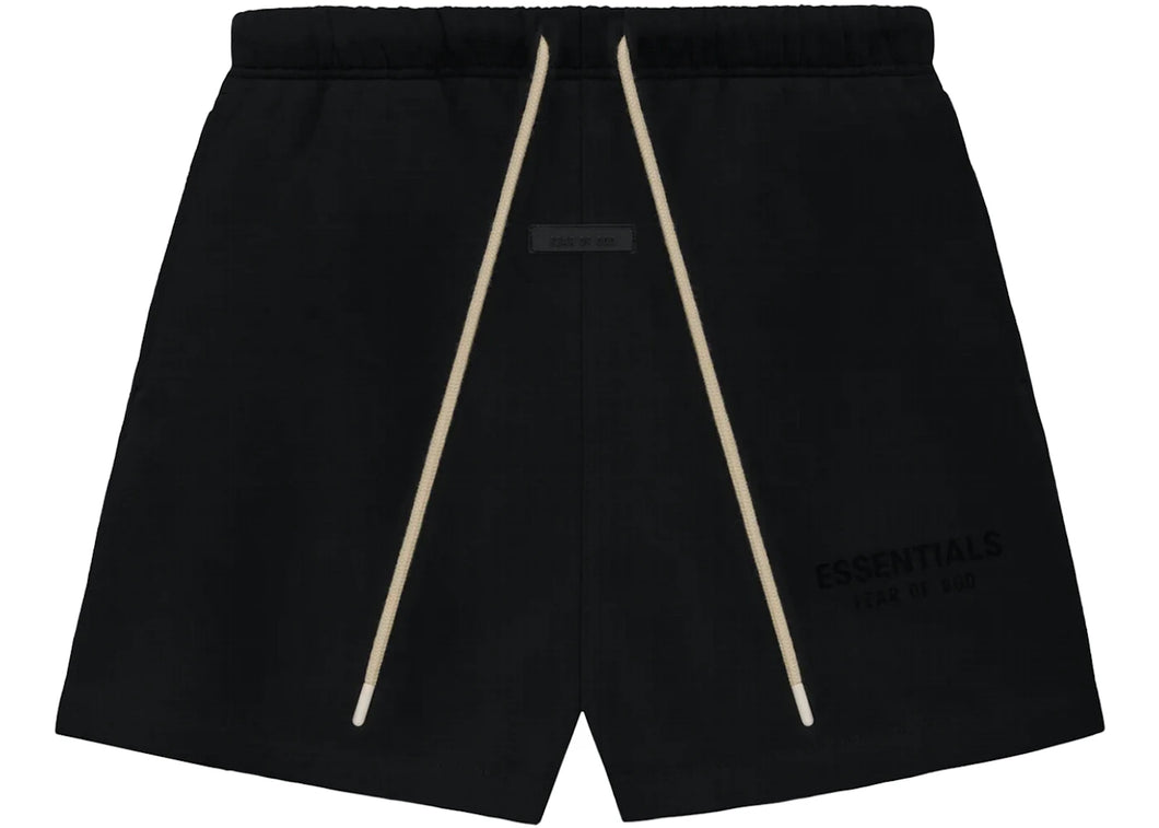 Fear of God Essentials Sweatshort - Jet Black (FW23)