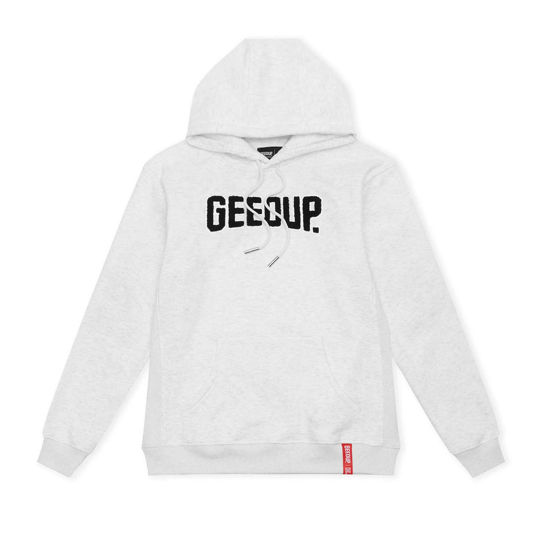 Geedup Co Play For Keeps Hoodie - White Marle/Black