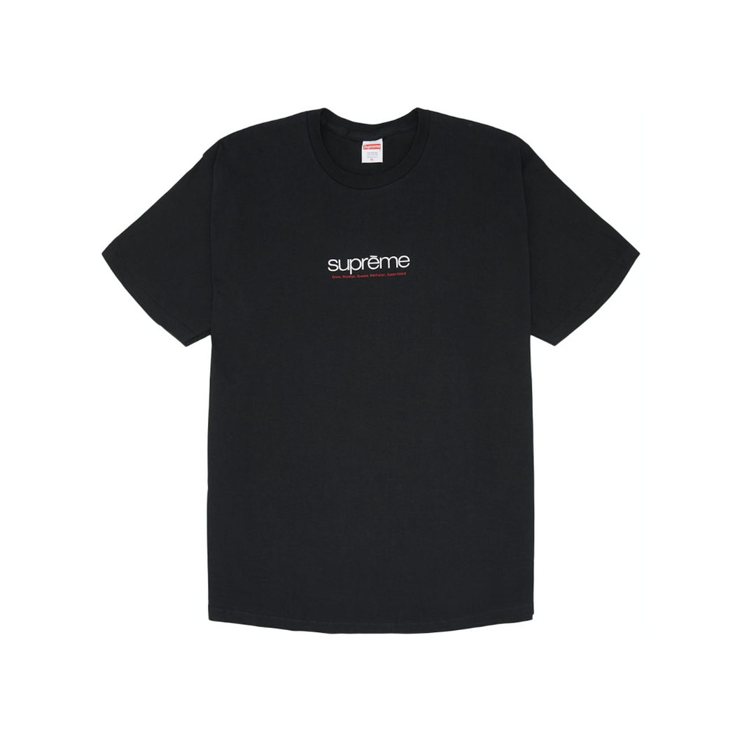 Supreme 5 Boroughs Tee Black