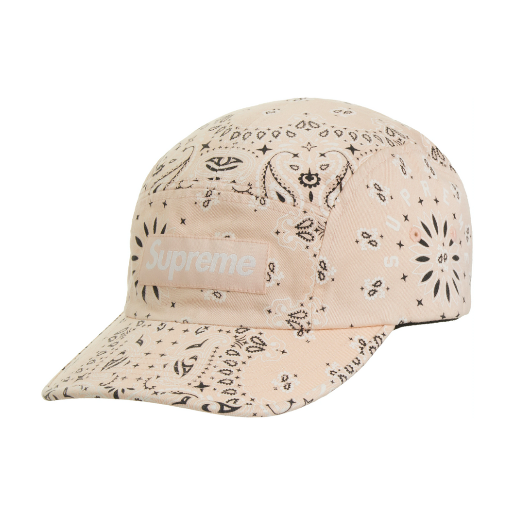 Supreme Bandana Camp Cap Tan