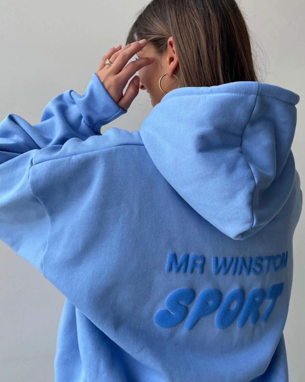 Mr Winston Hoodie - Blueberry Puff