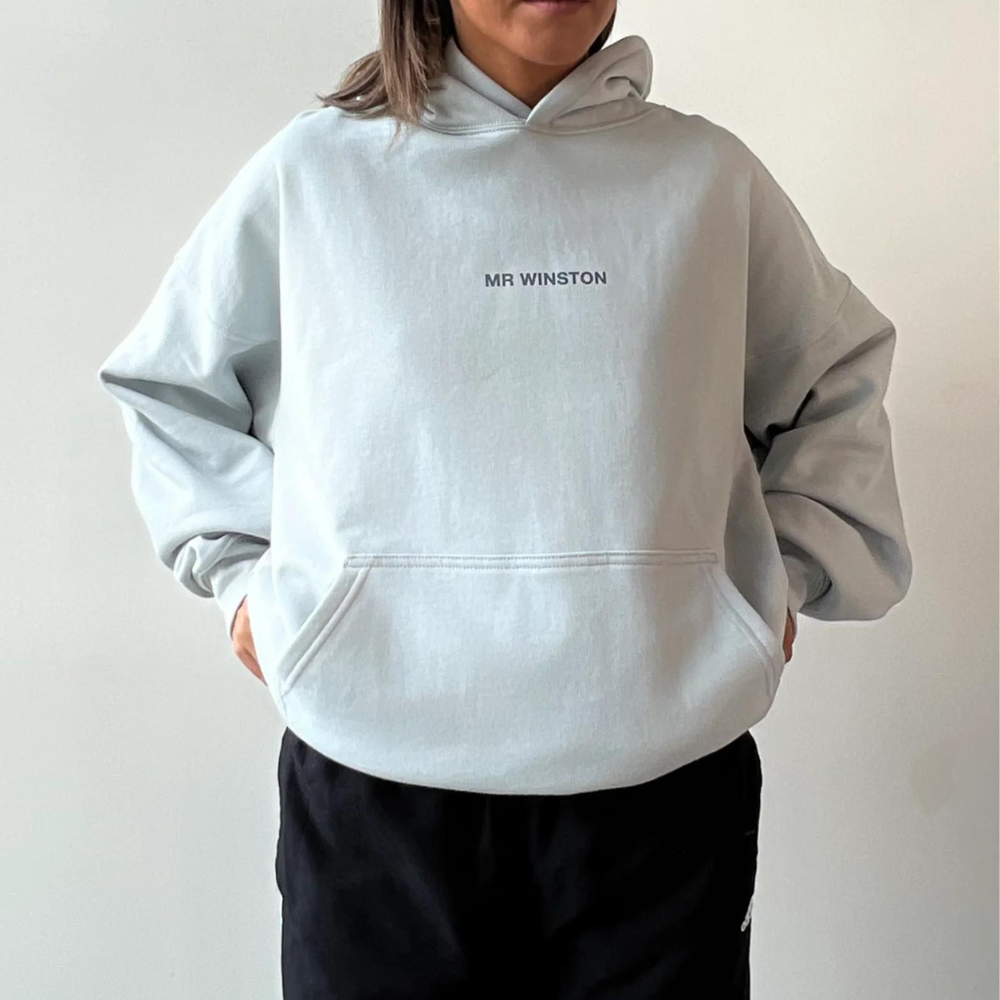 Mr Winston Hoodie - Soft Grey Puff