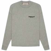 Load image into Gallery viewer, Fear Of God Essentials Long Sleeve T-Shirt - Dark Oatmeal (SS22)
