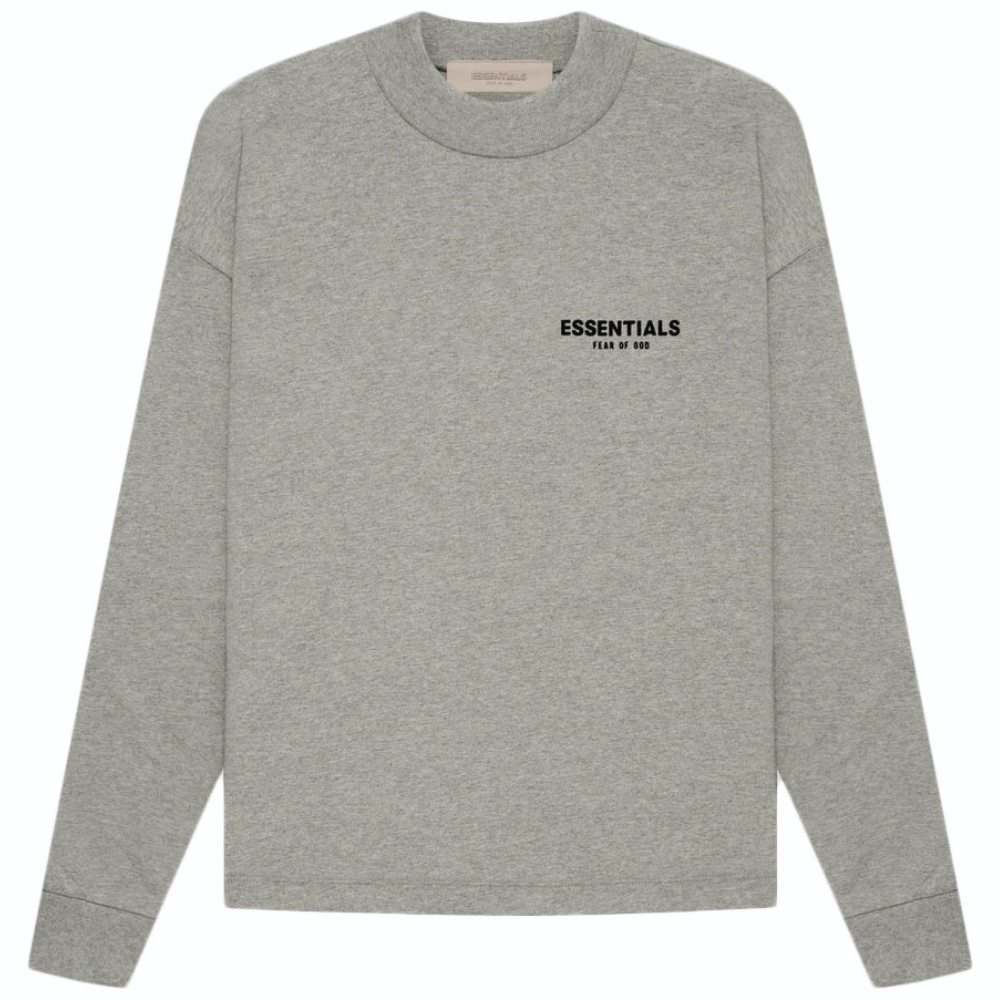 Fear Of God Essentials Long Sleeve T-Shirt - Dark Oatmeal (SS22)