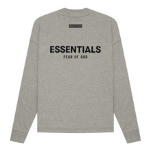 Load image into Gallery viewer, Fear Of God Essentials Long Sleeve T-Shirt - Dark Oatmeal (SS22)
