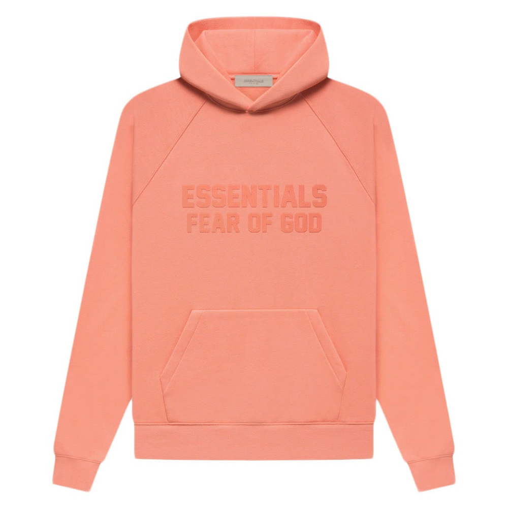 Fear of God Essentials Hoodie - Coral (FW22)