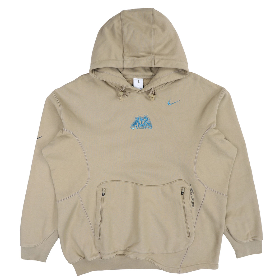 Nike x Off White 006 Fleece Hoodie - Khaki